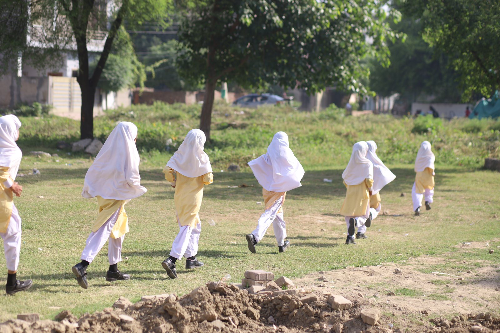 Students at Rukh Foundation School, Lahore