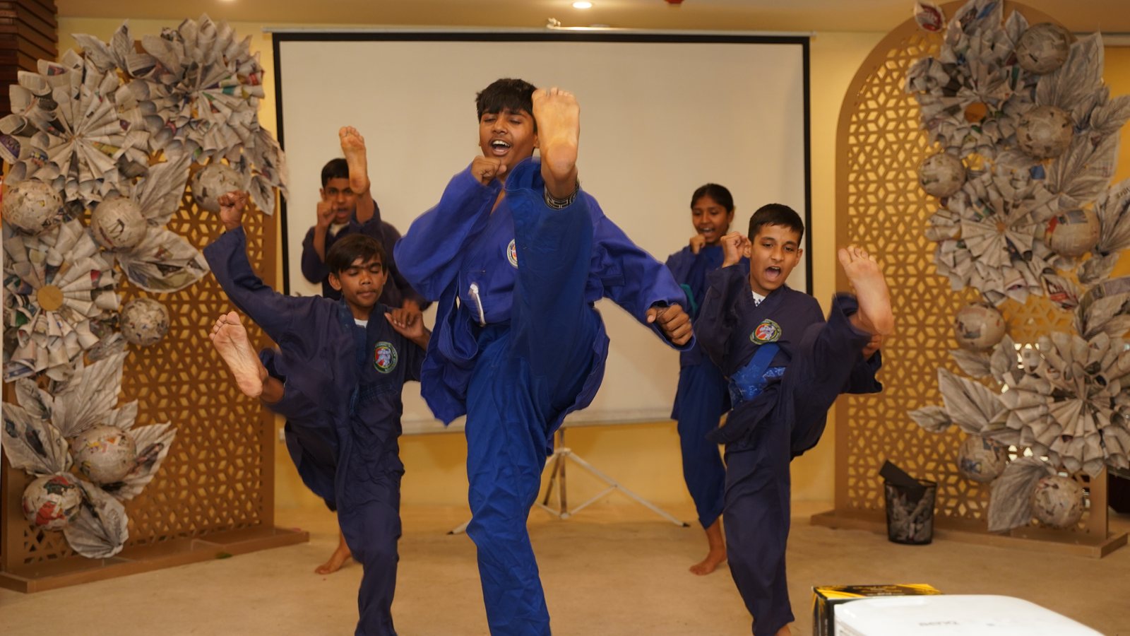 A student workshop session